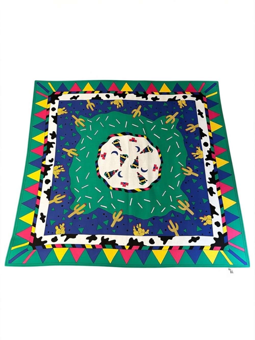 Vintage 1989 Ginnie Johansen
Scarf Colorful Southwestern
Bandana 35" - Picture 3 of 8